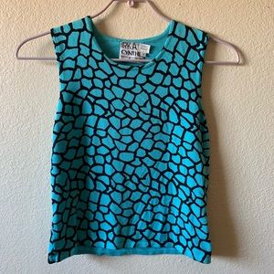IRKA vintage top part silk